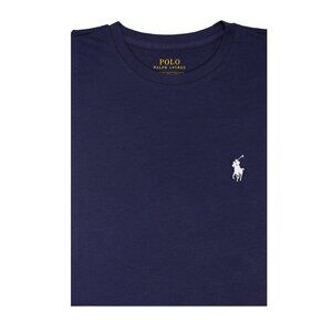 NWT Polo Ralph Lauren Women SS CLSC Fit Crew Neck T-Shirt Tee Navy MSRP $58.00